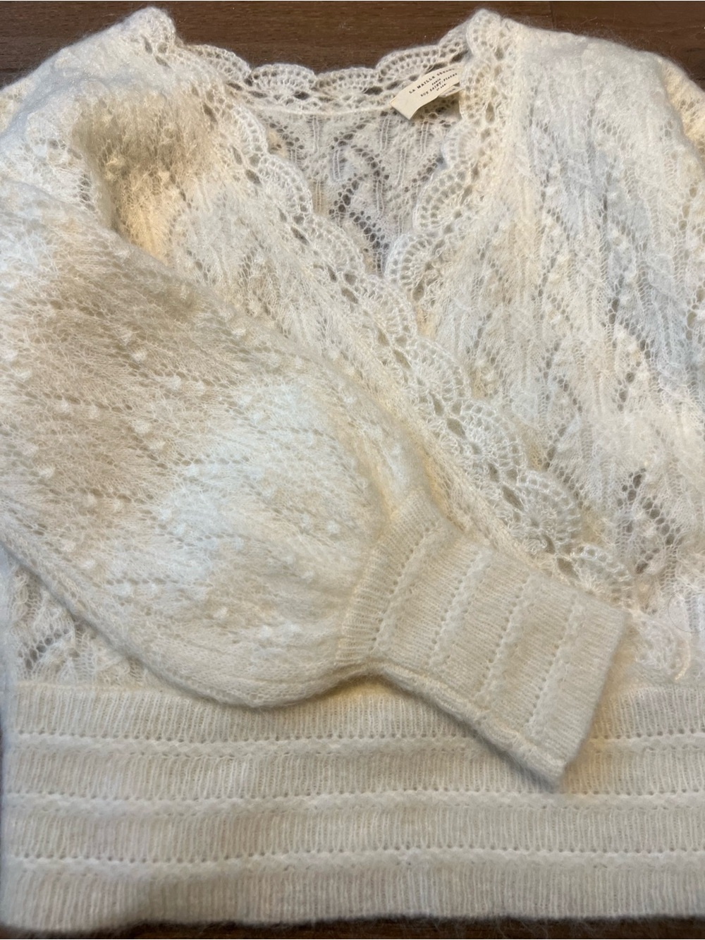 Sezane Nathalia Jumper in Ecru - Picture 3 of 7